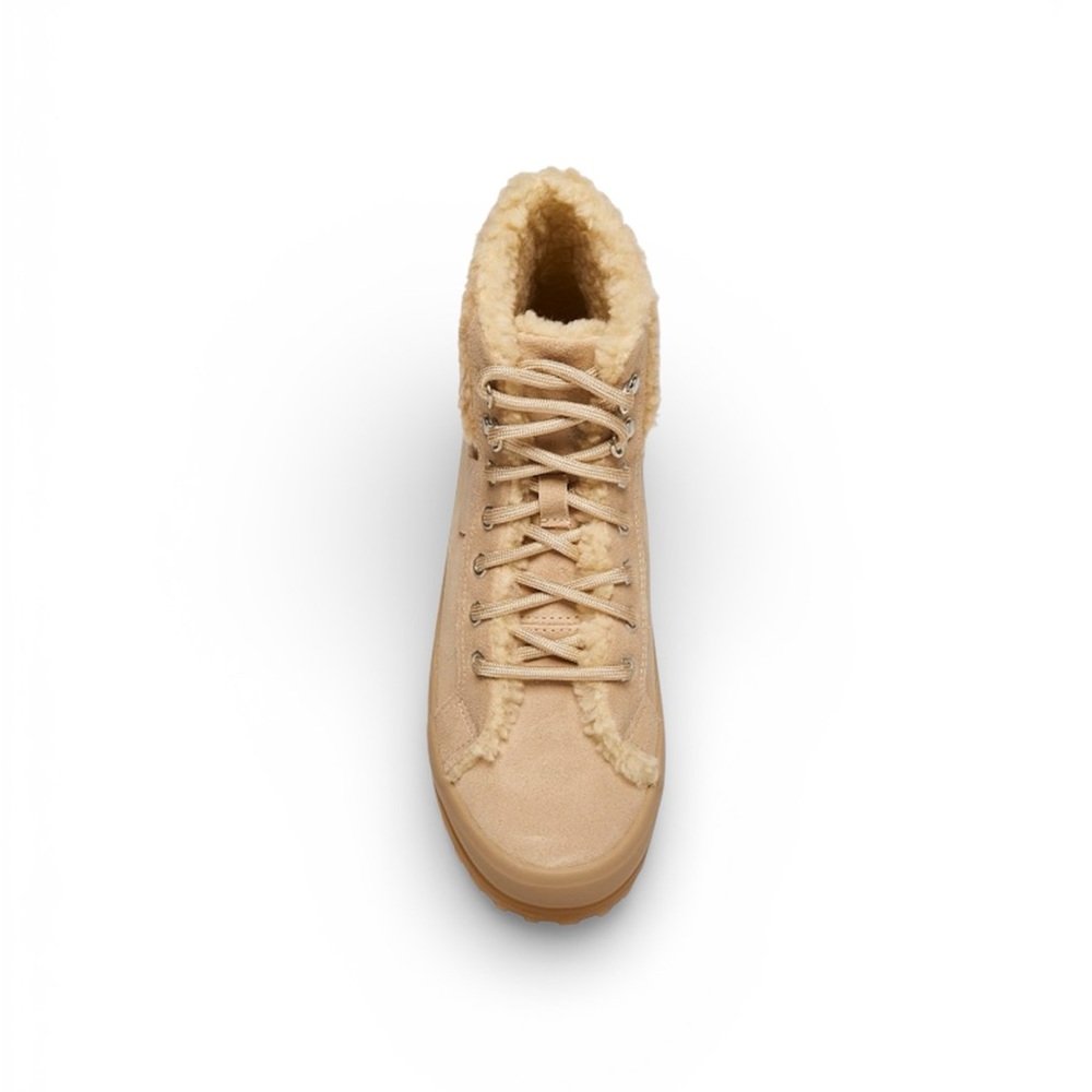 Superga Alpine Women's suede Shearling Ankle Boots - Picture 3 of 11